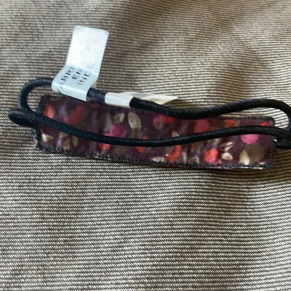 NWT Anthropologie Hair Tie Beaded Crystals Black - Picture 2 of 3